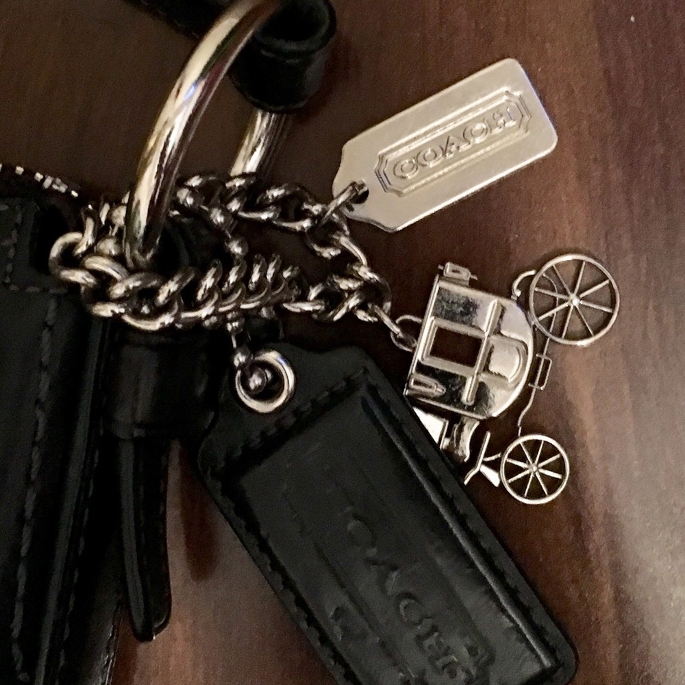 Black Coach Handbag - Picture 4 of 4